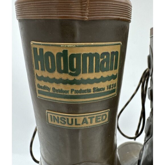 Men\'s HODGMAN Boots Steel Shank Size 9 main image 10
